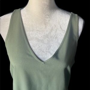 COPY - OLD NAVY-GREEN V NECK TANK DRESS